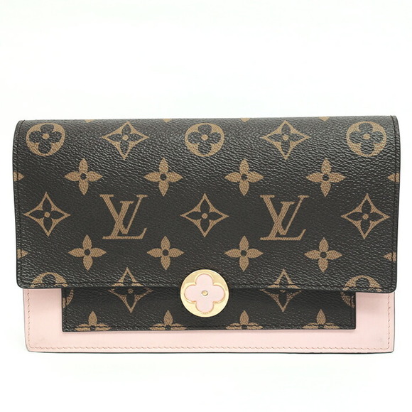 Louis Vuitton Handbags - Louis Vuitton Shoulder Bag Wallet Flore Chain Rose Pink Ballerine